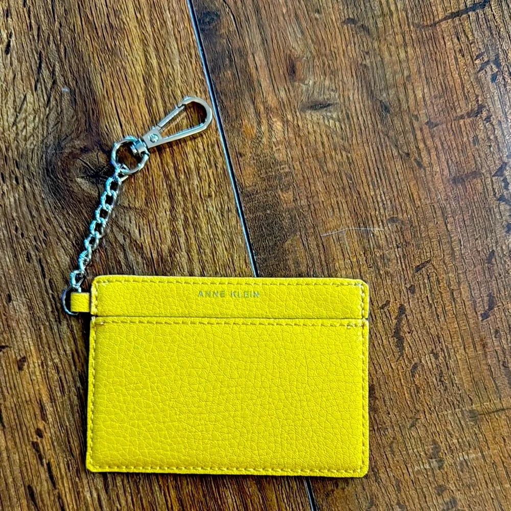Anne Klein Yellow Key and Card Holder